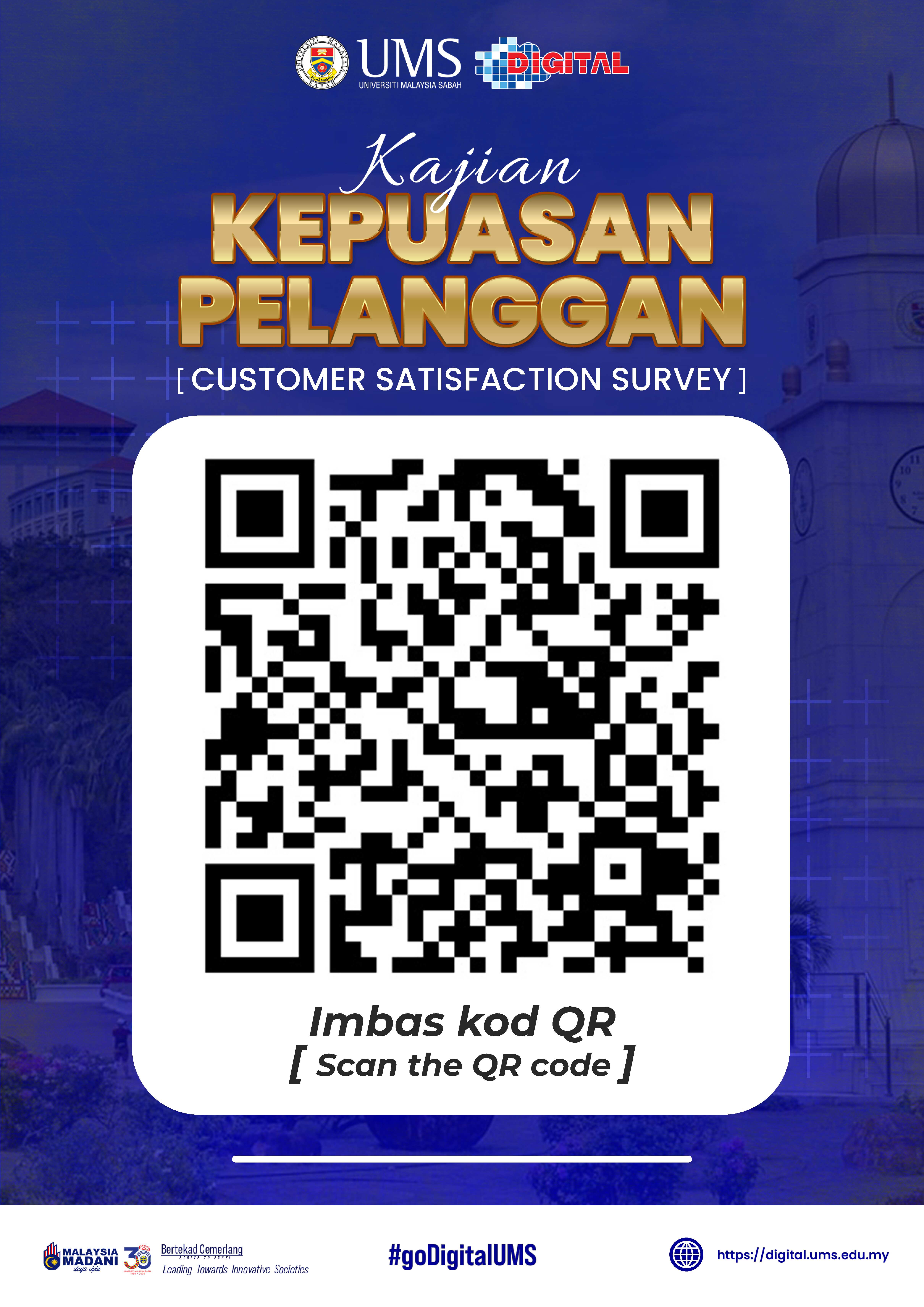 Click or Scan digital ums kepuasan pelanggan